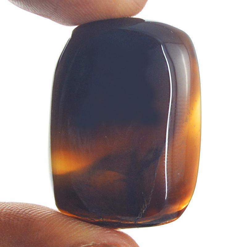 gemsmore:Natural Untreated Brown Onyx Loose Gemstone