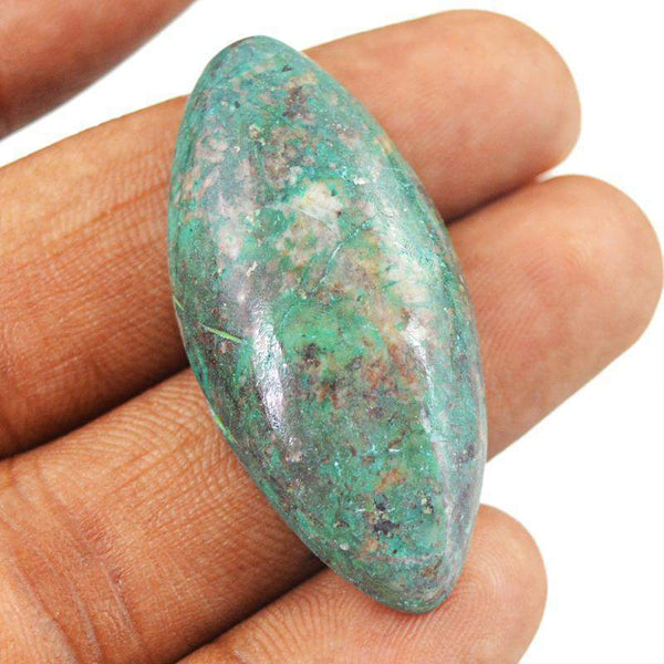 gemsmore:Natural Untreated Chrysoprase Loose Gemstone