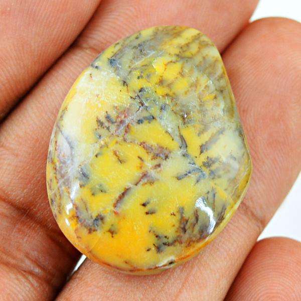 gemsmore:Natural Untreated Dendrite Opal Loose Gemstone