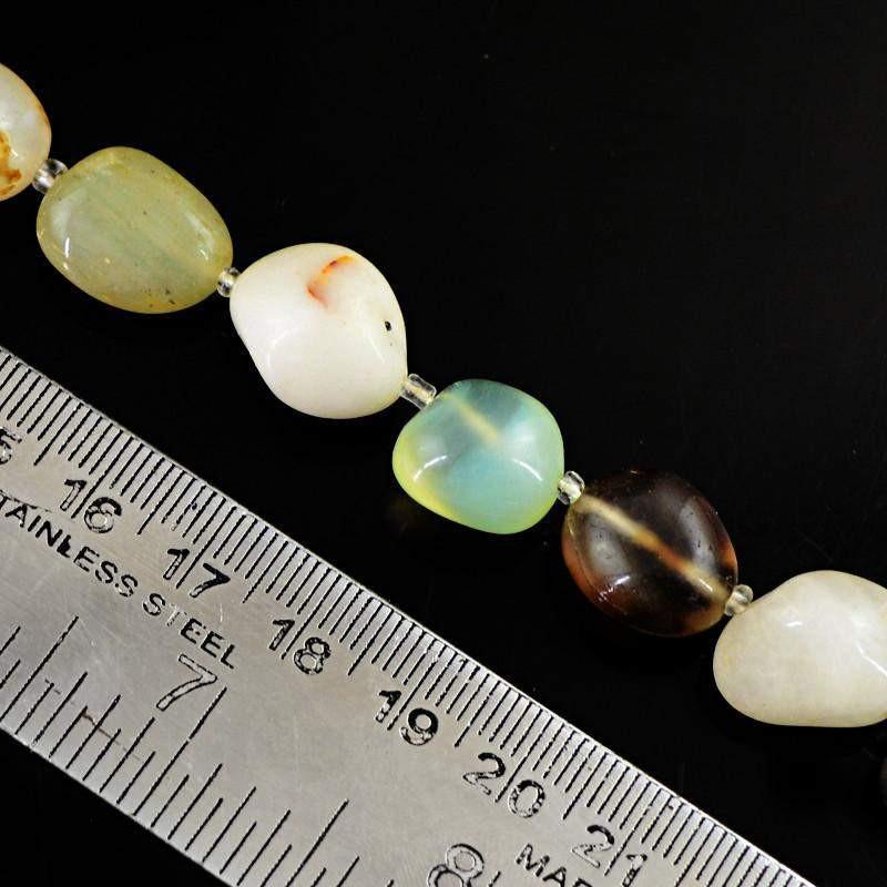 gemsmore:Natural Untreated Drilled Multicolor Multi Gemstone Beads Strand
