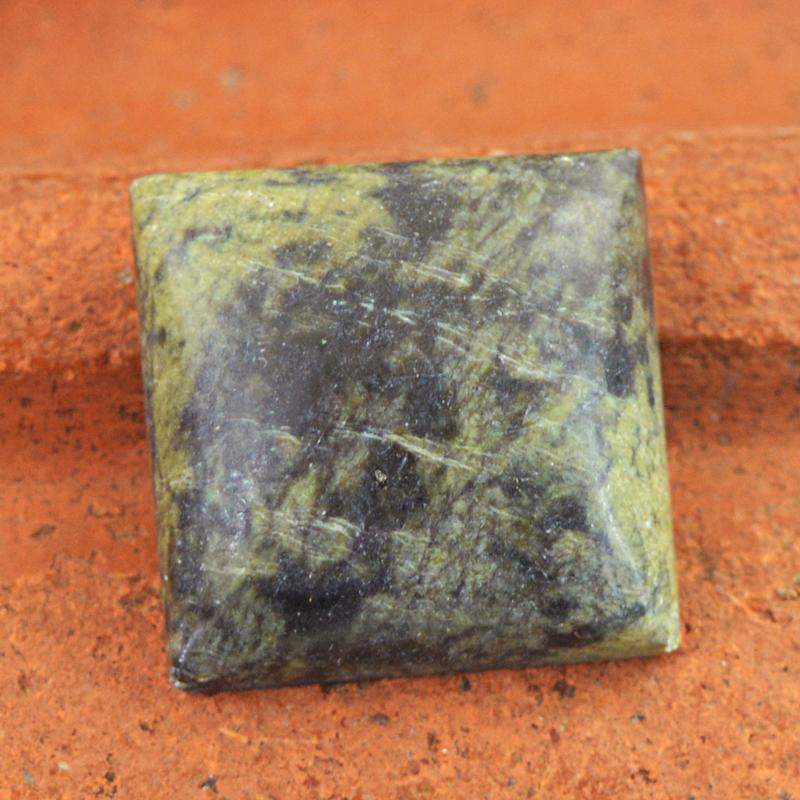 gemsmore:Natural Untreated Forest Green Jasper Genuine Gemstone