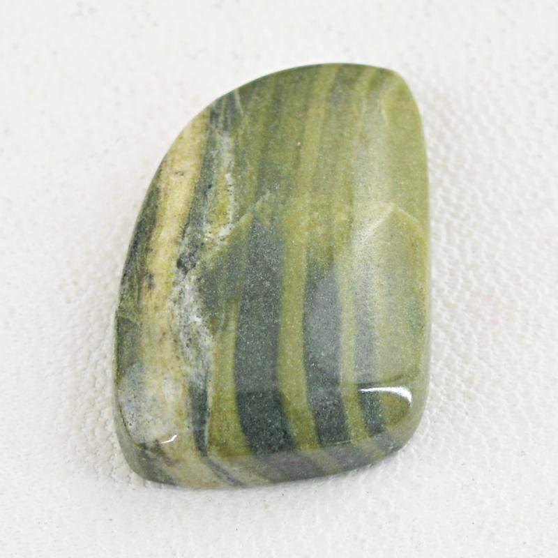 gemsmore:Natural Untreated Forest Green Jasper Loose Gemstone