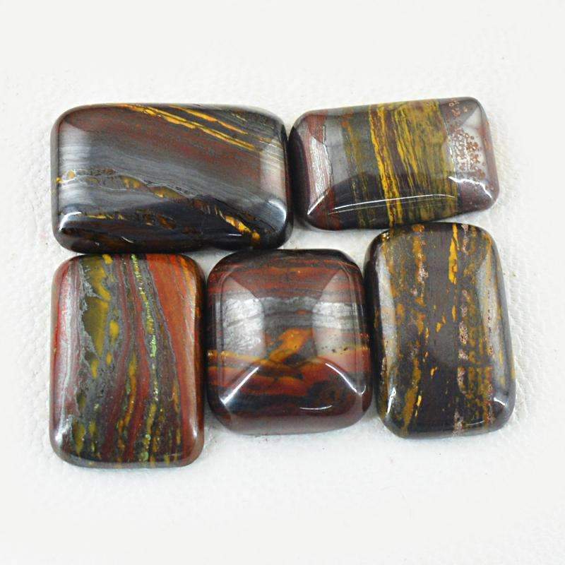 gemsmore:Natural Untreated Iron Tiger Eye Gemstone Lot