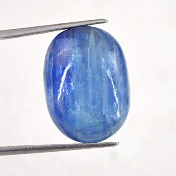 gemsmore:Natural Untreated Kynite Oval Shape Loose Gemstone