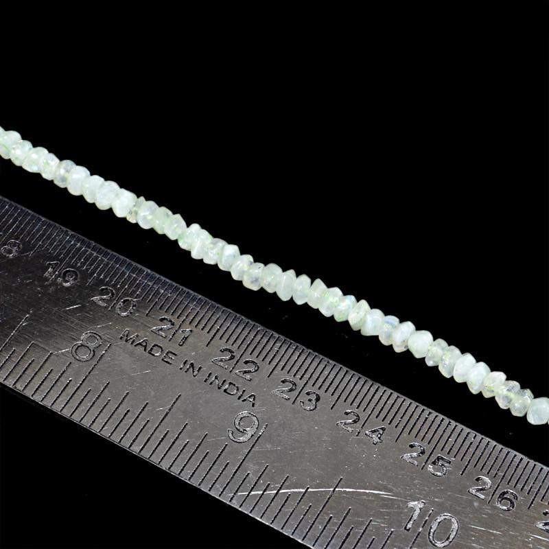 gemsmore:Natural Untreated Moonstone Round Beads Strand