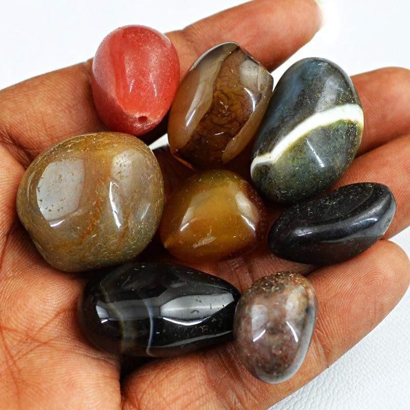 gemsmore:Natural Untreated Mutlicolor Multi Gemstone Beads Lot