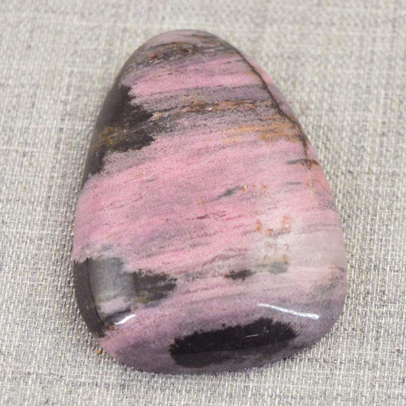 gemsmore:Natural Untreated Pink Rhodonite Genuine Gemstone