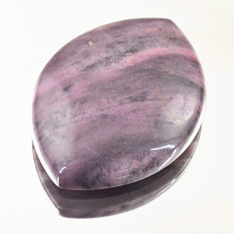 gemsmore:Natural Untreated Pink Rhodonite Loose Gemstone