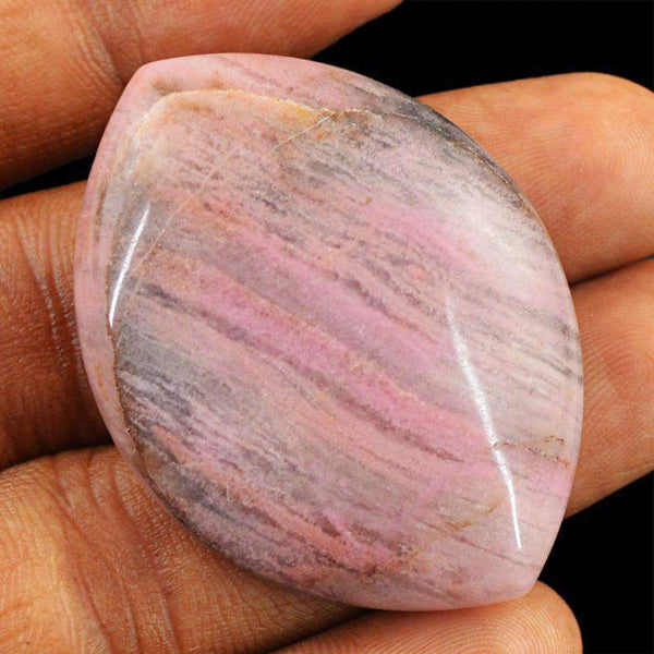 gemsmore:Natural Untreated Pink Rhodonite Loose Gemstone