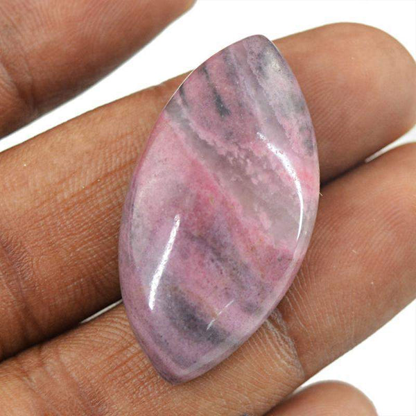 gemsmore:Natural Untreated Pink Rhodonite Loose Gemstone