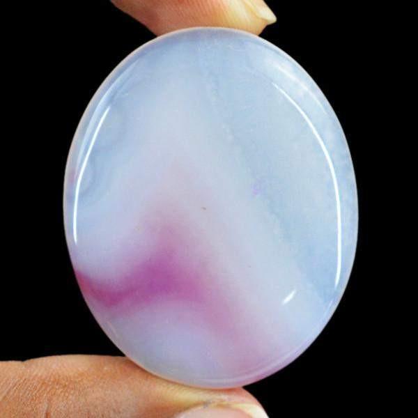 gemsmore:Natural Untreated Plum Onyx Genuine Gemstone