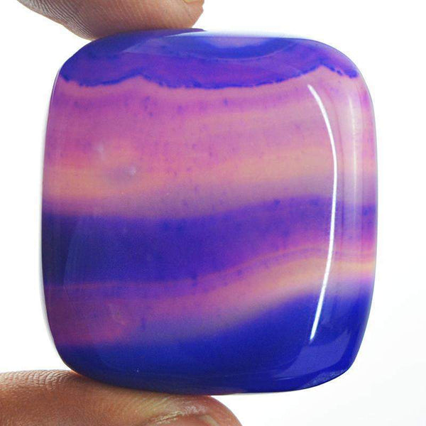 gemsmore:Natural Untreated Purple Onyx Loose Gemstone