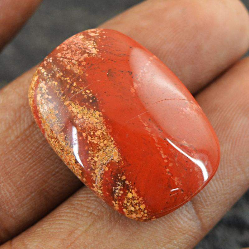 gemsmore:Natural Untreated Red Jasper Genuine Gemstone