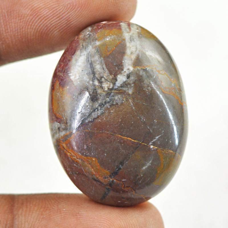 gemsmore:Natural Untreated Septarian Oval Shape Gemstone