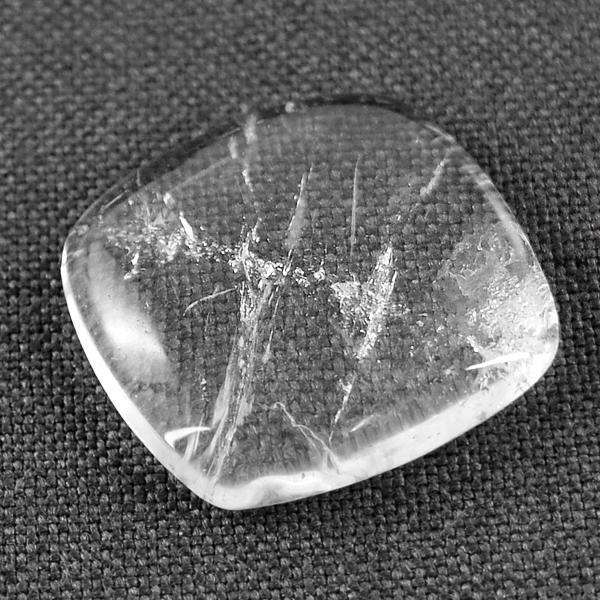 gemsmore:Natural White Quartz Untreated Loose Gemstone