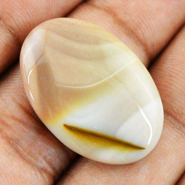 gemsmore:Natural Willow Creek Jasper Gemstone - Loose Oval Shape