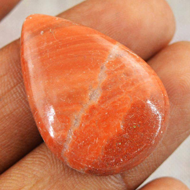 gemsmore:Natural Willow Creek Jasper Pear Shape Loose Gemstone