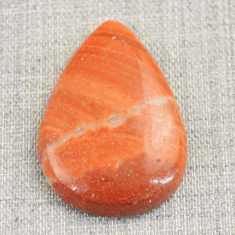 gemsmore:Natural Willow Creek Jasper Pear Shape Loose Gemstone