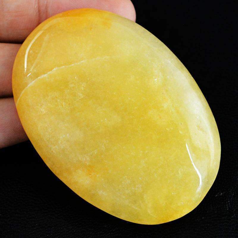 gemsmore:Natural Yellow Aventurine Gemstone - Oval Shape