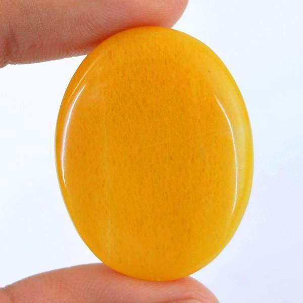 gemsmore:Natural Yellow Aventurine Healing Palm Untreated Gemstone