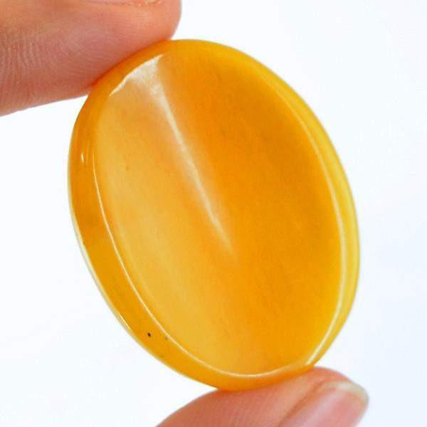 gemsmore:Natural Yellow Aventurine Healing Palm Untreated Gemstone