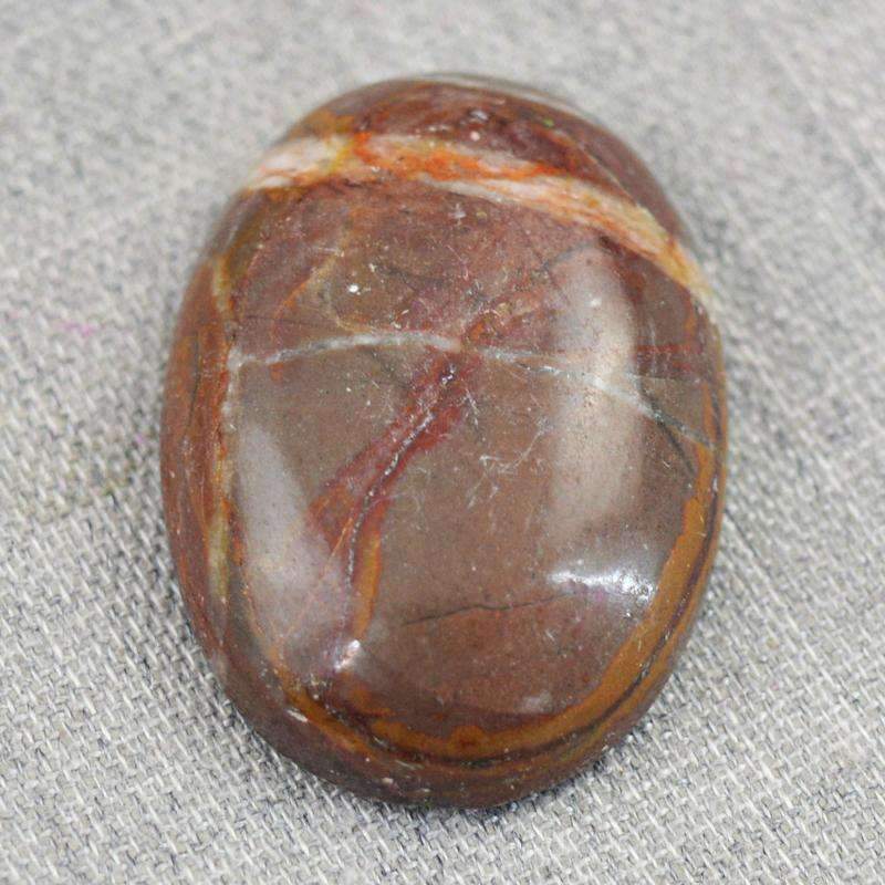 gemsmore:Oval Shape Desert Jasper Gemstone - Untreated Genuine