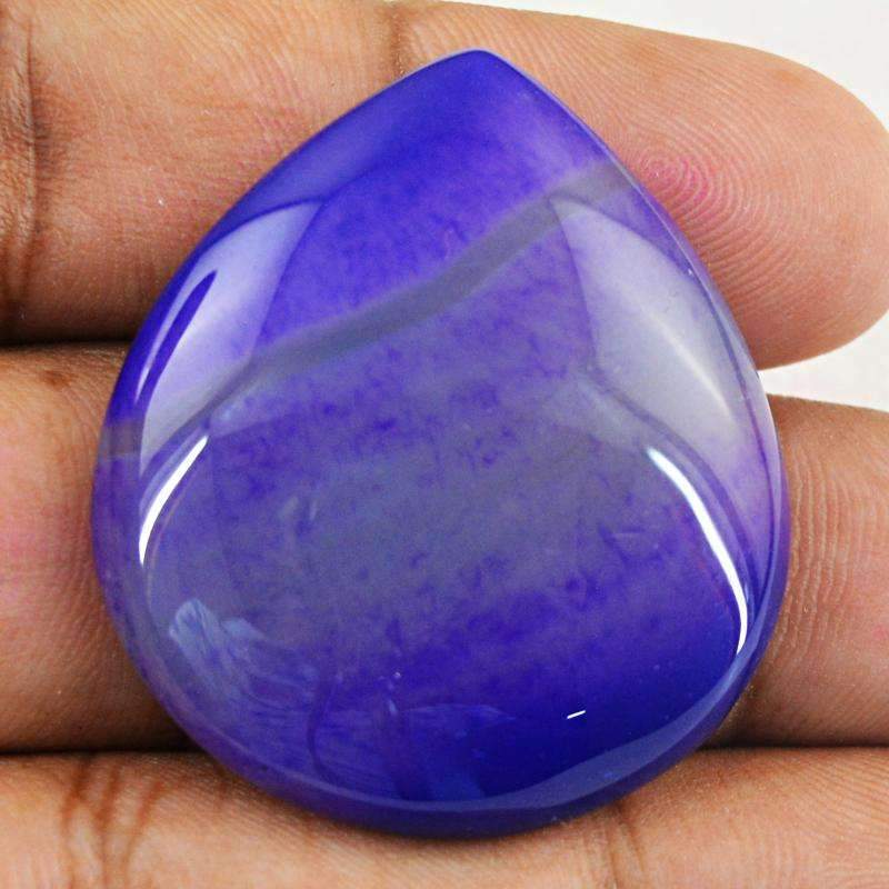 gemsmore:Purple Amethyst Gemstone Natural Pear Shape