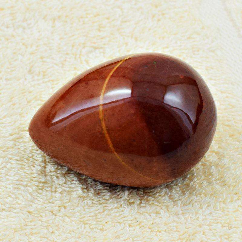 gemsmore:Red Jasper Carved Crystal Reiki Healing Egg