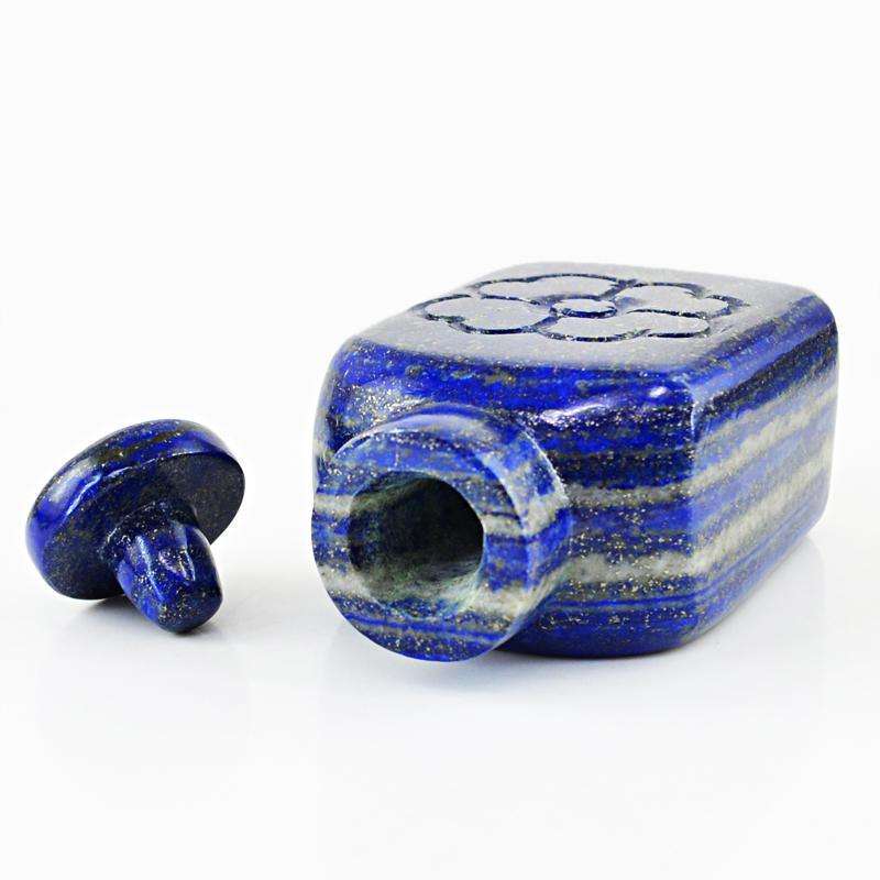 gemsmore:SOLD OUT : Amazing Blue Lapis Lazuli Perfume Bottle