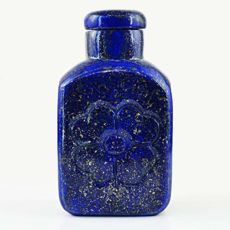 gemsmore:SOLD OUT : Amazing Blue Lapis Lazuli Perfume Bottle