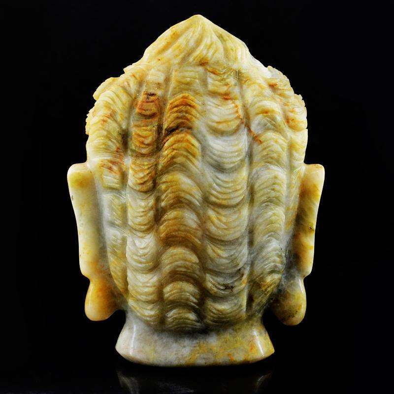 gemsmore:SOLD OUT :  Amazing Cat's Eye Lord Buddha Head