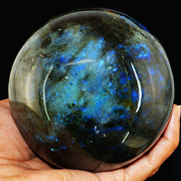 gemsmore:SOLD OUT : Amazing Flash Labradorite Reiki Healing Sphere