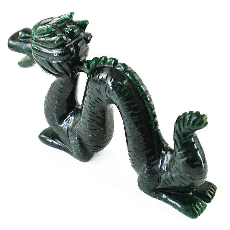 gemsmore:SOLD OUT : Amazing Green Jade Museum Size Dragon