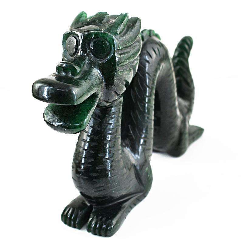 gemsmore:SOLD OUT : Amazing Green Jade Museum Size Dragon