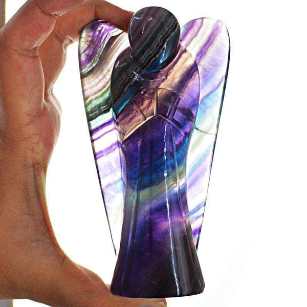 gemsmore:SOLD OUT : Amazing Multicolor Fluorite Healing Angel