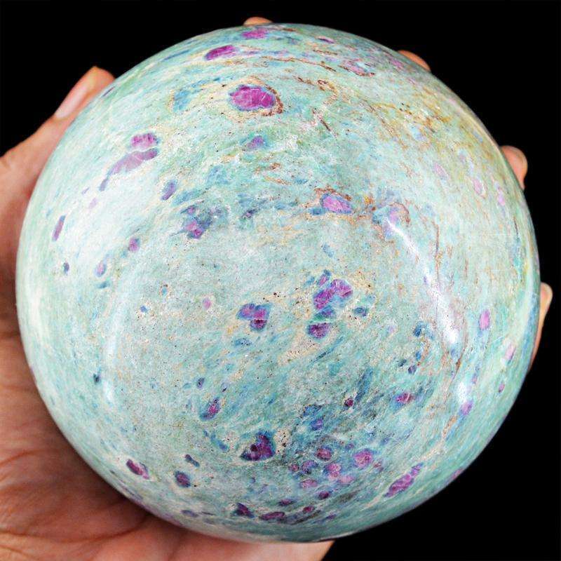 gemsmore:SOLD OUT : Amazing Ruby Zoisite Crystal Healing Sphere