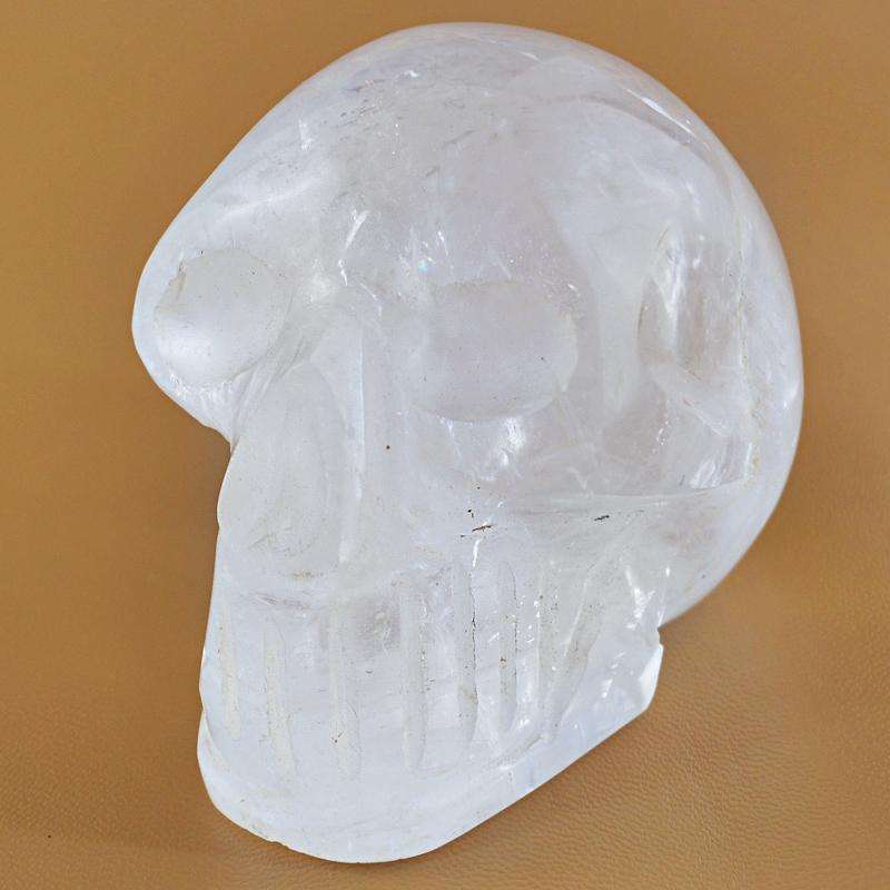 gemsmore:SOLD OUT : Amazing White Quartz Human Skull