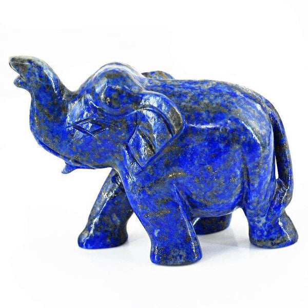 gemsmore:SOLD OUT : Blue Lapis Lazuli Elephant Gemstone