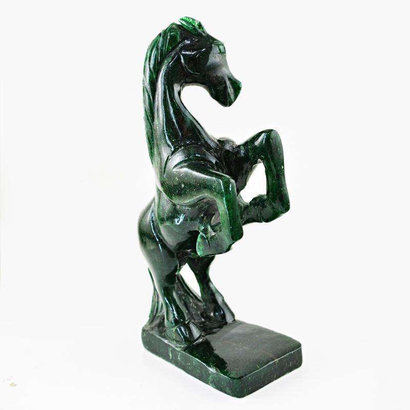 gemsmore:SOLD OUT : Exclusive Green Jade Horse Statue