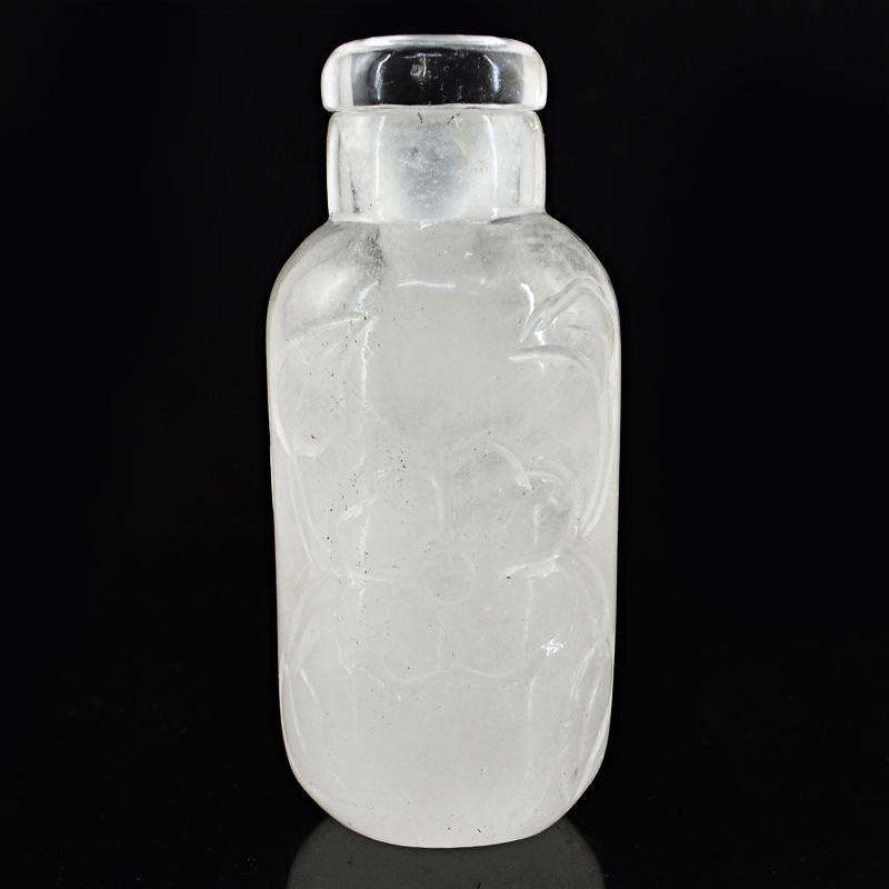 gemsmore:SOLD OUT : Exclusive White Quartz Perfume Bottle