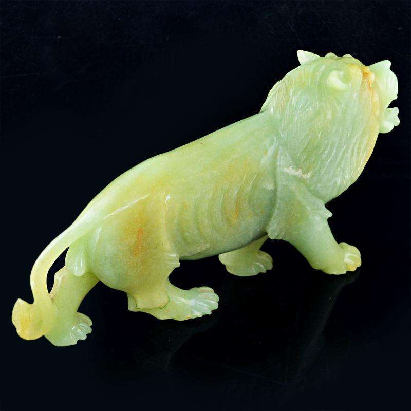 gemsmore:SOLD OUT : Genuine Green Aventurine Lion