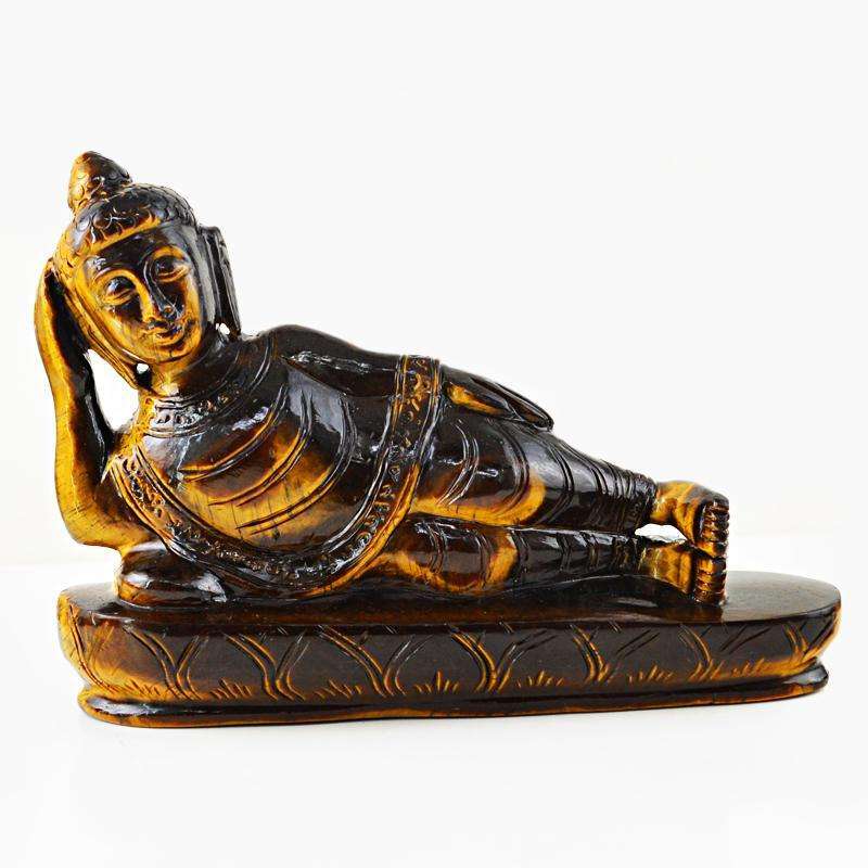 gemsmore:SOLD OUT : Golden Tiger Eye Lord Buddha