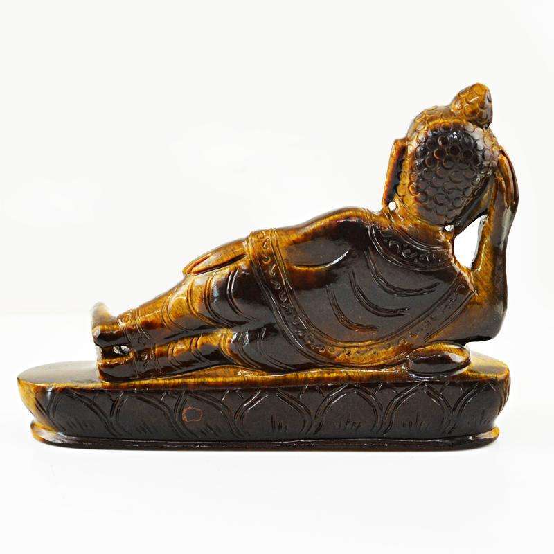 gemsmore:SOLD OUT : Golden Tiger Eye Lord Buddha