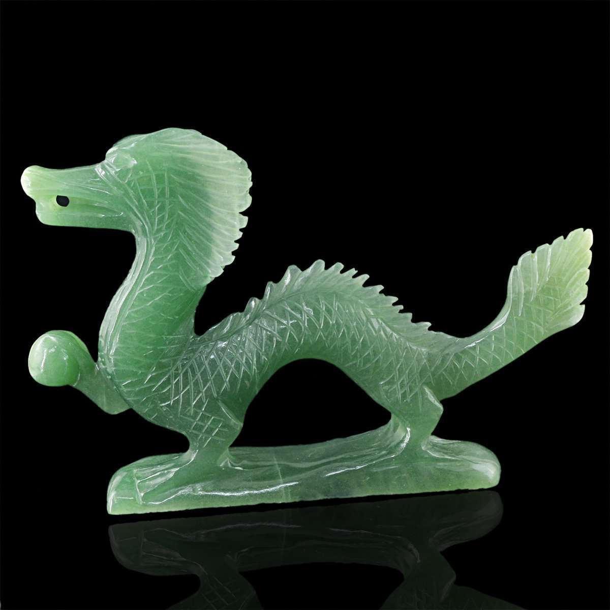 gemsmore:SOLD OUT : Green Aventurine Dragon Gemstone