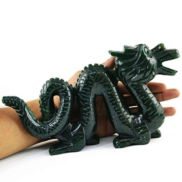 gemsmore:SOLD OUT : Green Jade Massive Size Dragon