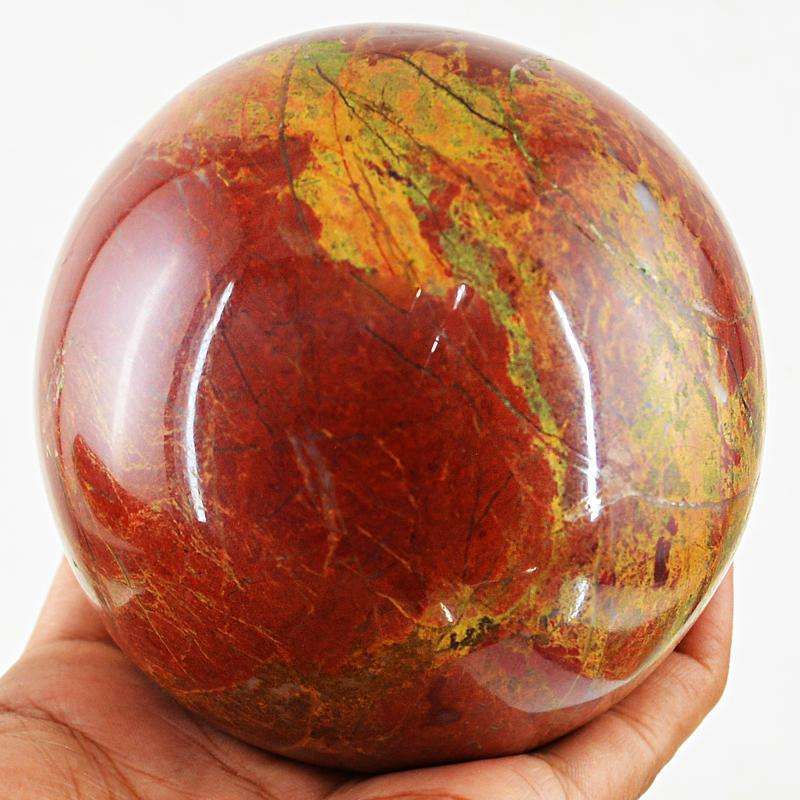 gemsmore:SOLD OUT : Red Mookaite Jasper Reiki Crystal Healing Sphere