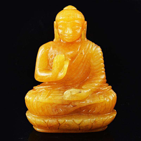 gemsmore:SOLD OUT : Yellow Aventurine Lord Buddha