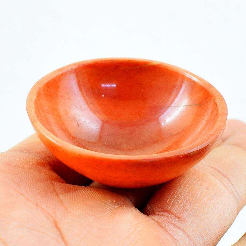 gemsmore:Stunning Dolomite Jasper Hand Carved Bowl