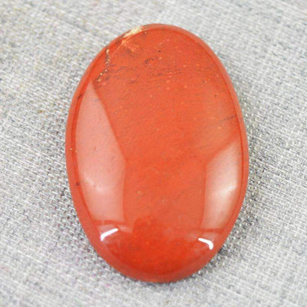 gemsmore:Untreated Natural Red Jasper Gemstone Oval Shape